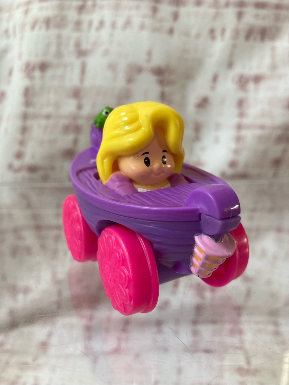 Fisher-Price Disney Little People  Wheelies Tangled Rapunzel Boat  Pascal Car